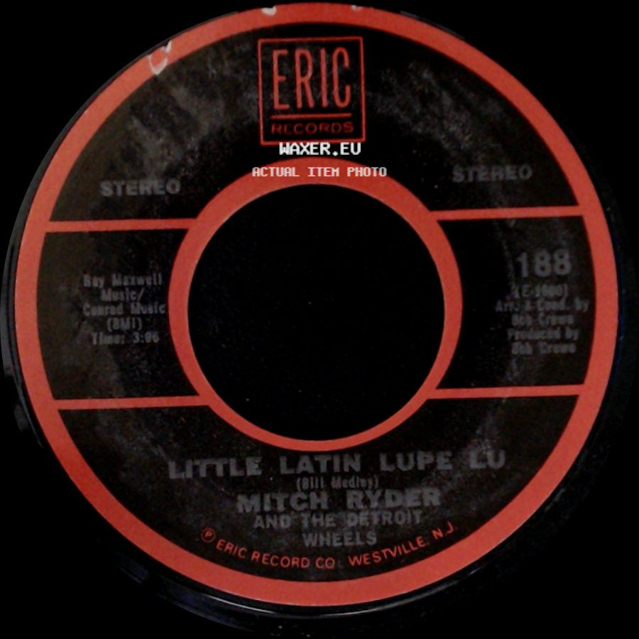 Mitch Ryder And The Detroit Wheels - Jenny Take A Ride! / Little Latin Lupe Lu side B