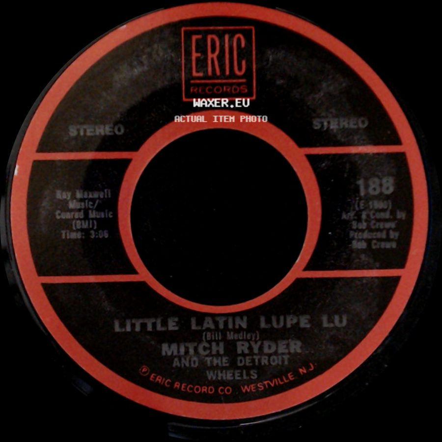 Mitch Ryder And The Detroit Wheels - Little Latin Lupe Lu / Jenny Take A Ride! side A