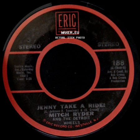 Mitch Ryder And The Detroit Wheels - Little Latin Lupe Lu / Jenny Take A Ride! side B
