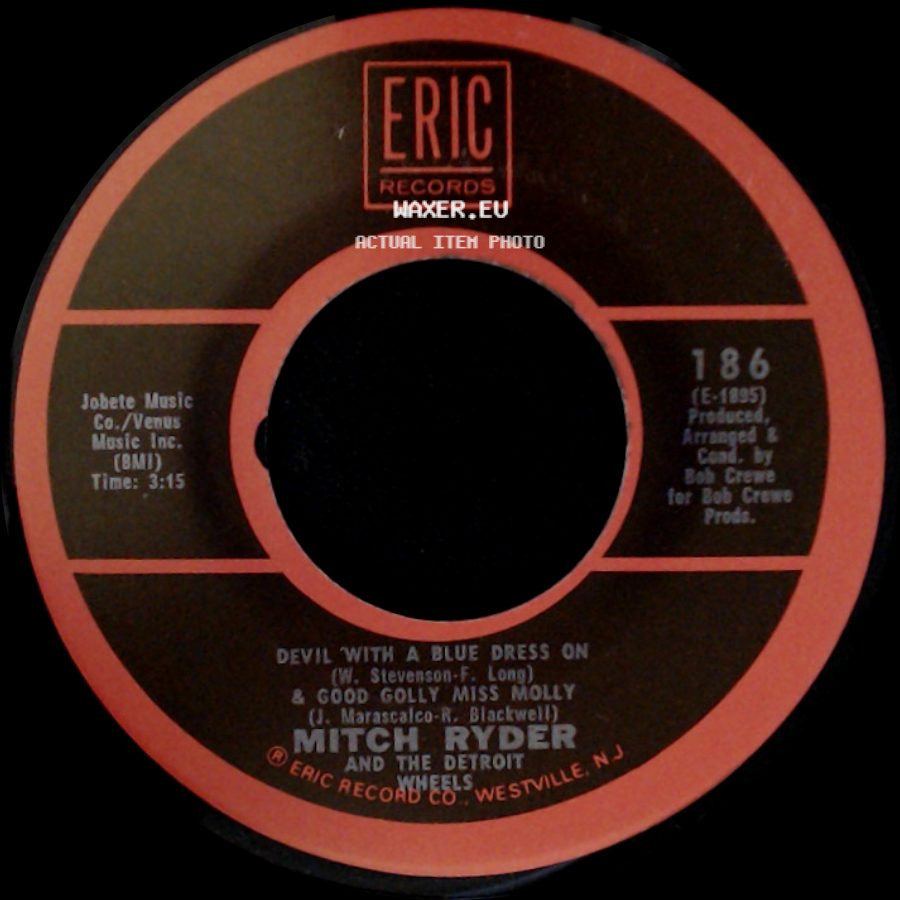 Mitch Ryder And The Detroit Wheels - Break Out / Devil With A Blue Dress On & Good Golly Miss Molly side B