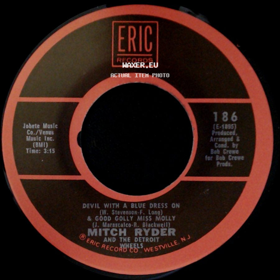 Mitch Ryder And The Detroit Wheels - Break Out / Devil With A Blue Dress On & Good Golly Miss Molly side B