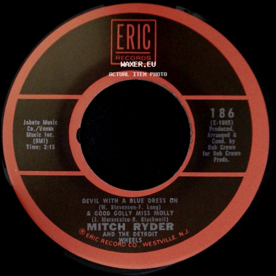 Mitch Ryder And The Detroit Wheels - Break Out / Devil With A Blue Dress On & Good Golly Miss Molly side B