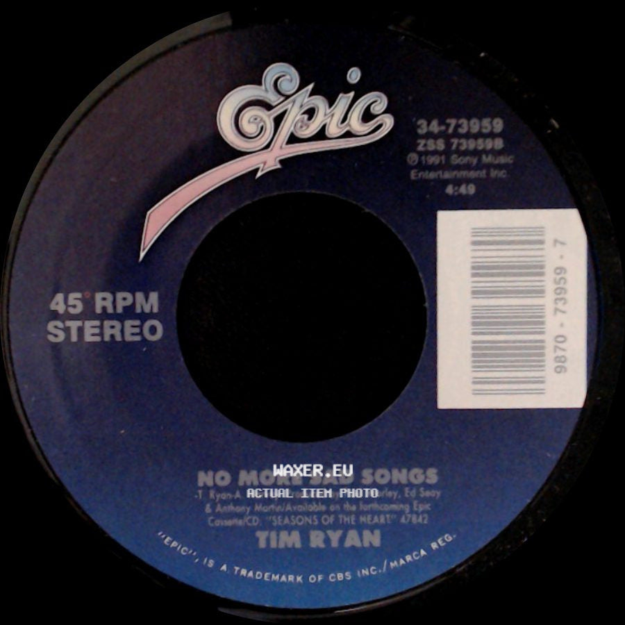 Tim Ryan - Seventh Direction / No More Sad Songs side B