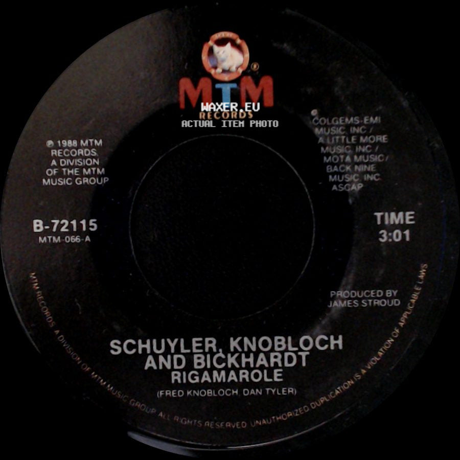 Schuyler, Knobloch And Bickhardt - Rigamarole / Major Repairs side A