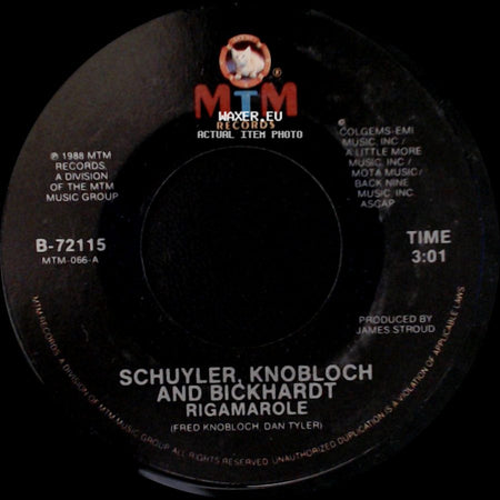 Schuyler, Knobloch And Bickhardt - Rigamarole / Major Repairs side A