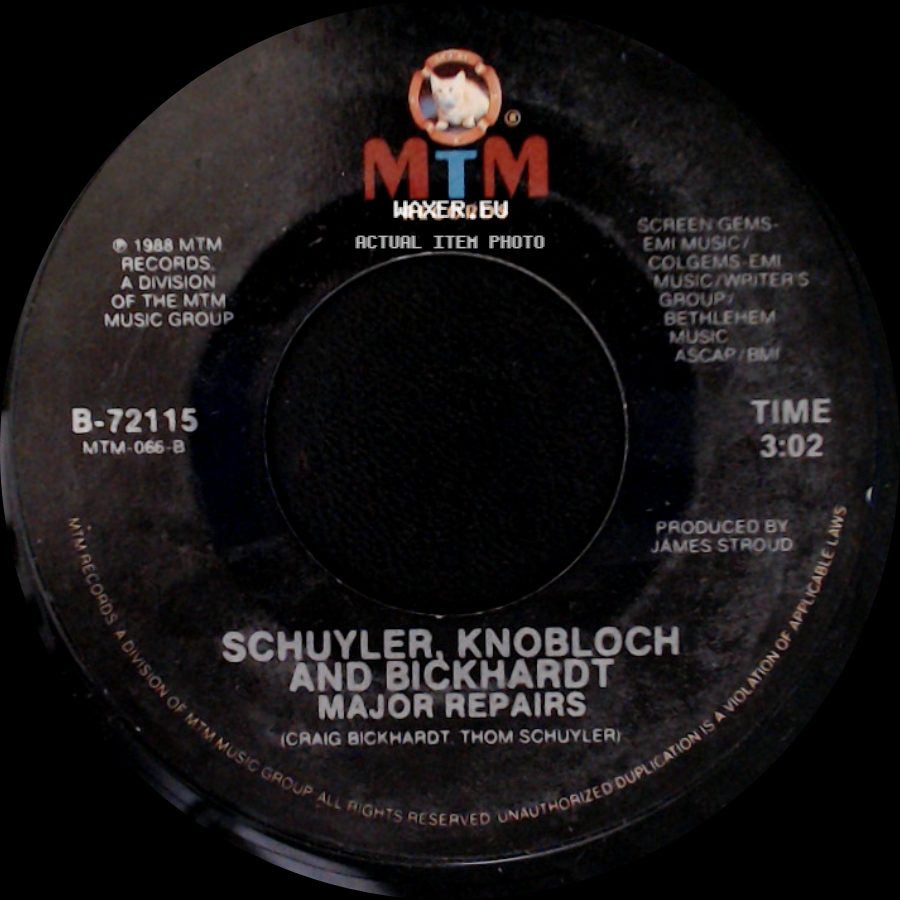 Schuyler, Knobloch And Bickhardt - Rigamarole / Major Repairs side B