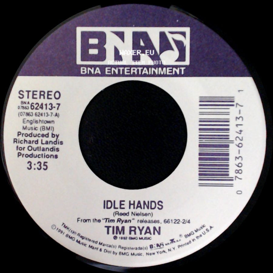 Tim Ryan - One Life To Live / Idle Hands side B