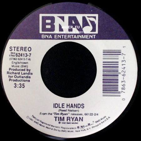 Tim Ryan - One Life To Live / Idle Hands side B