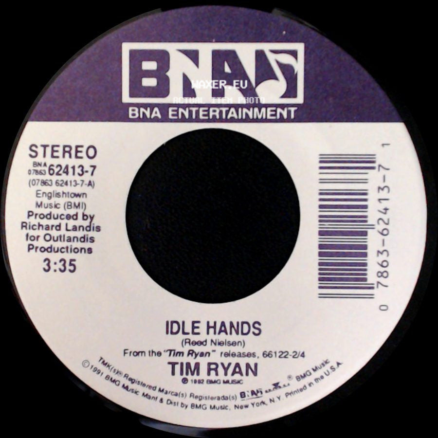 Tim Ryan - Idle Hands / One Life To Live side A