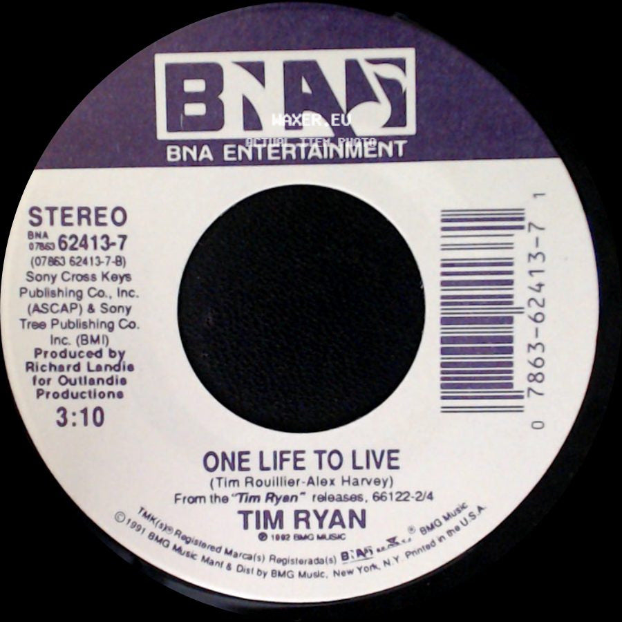 Tim Ryan - Idle Hands / One Life To Live side B