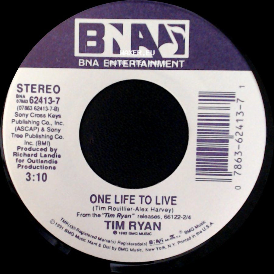 Tim Ryan - One Life To Live / Idle Hands side A