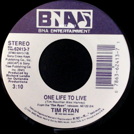 Tim Ryan - One Life To Live / Idle Hands side A