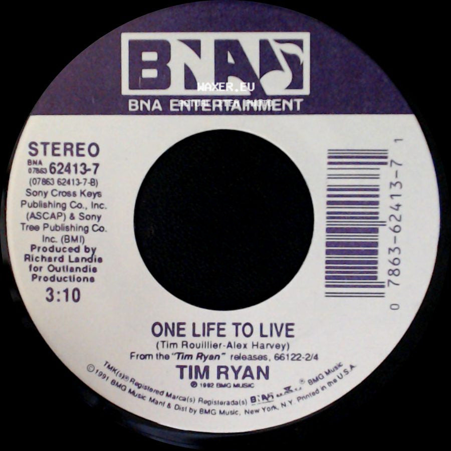 Tim Ryan - Idle Hands / One Life To Live side B