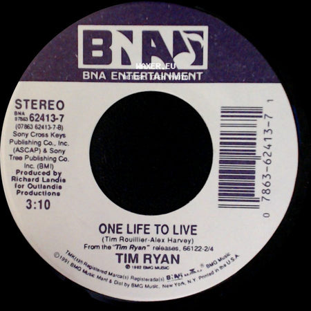 Tim Ryan - One Life To Live / Idle Hands side A