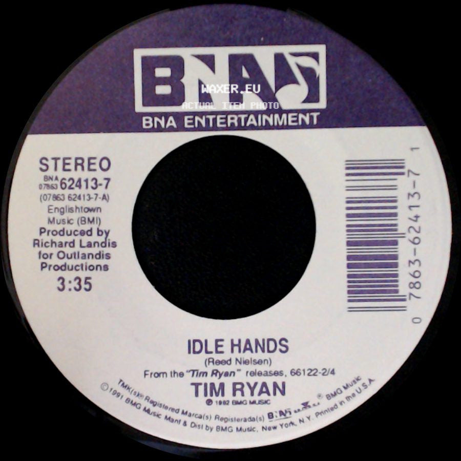 Tim Ryan - One Life To Live / Idle Hands side B