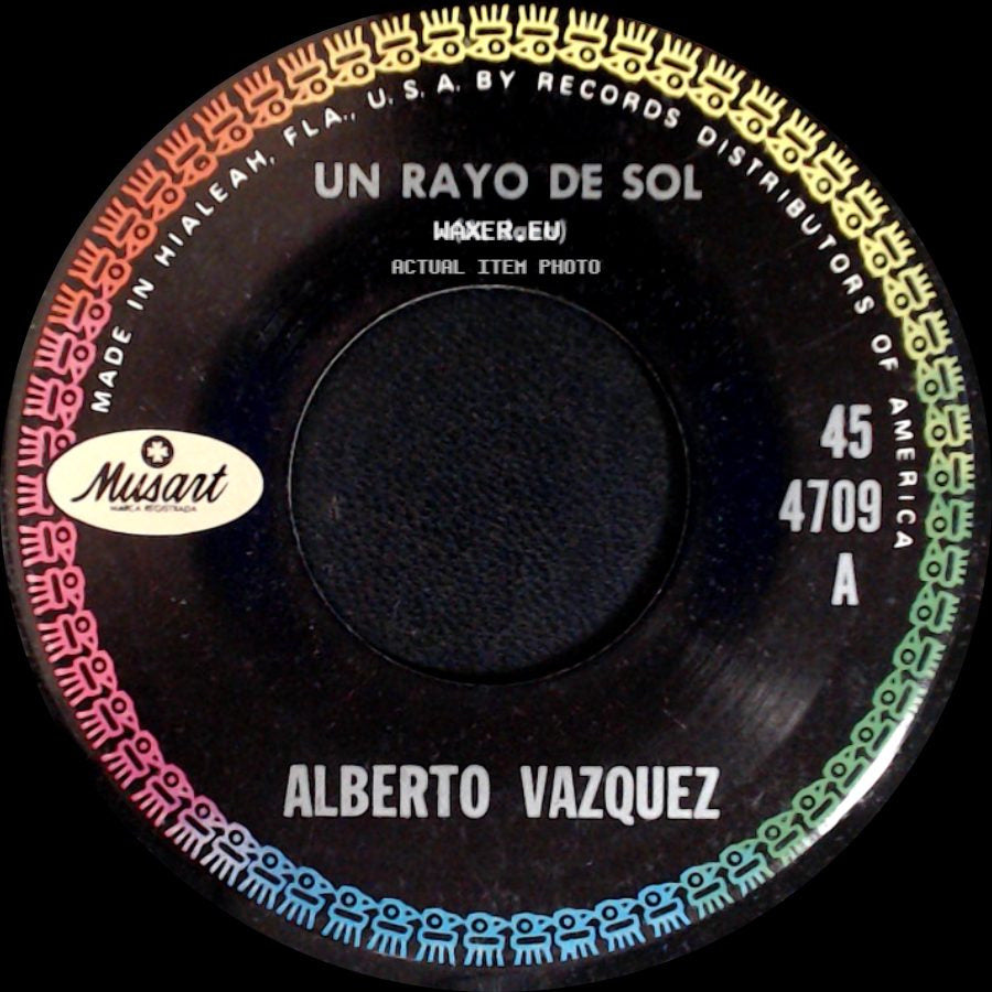 Alberto Vazquez - Volveremos / Un Rayo De Sol side B