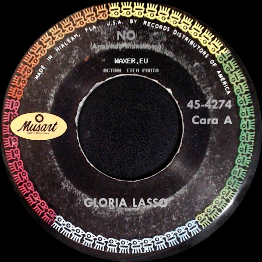 Gloria Lasso - No (Lo Siento Mucho) / Un Hombre Y Una Mujer side A