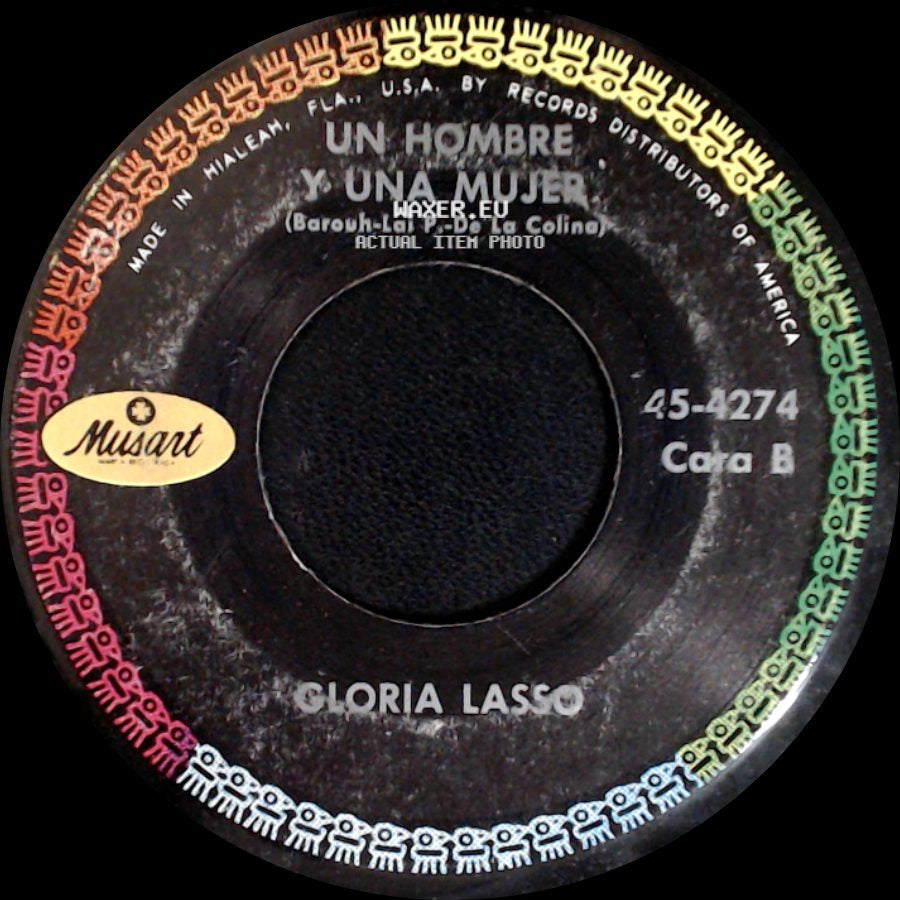 Gloria Lasso - No (Lo Siento Mucho) / Un Hombre Y Una Mujer side B