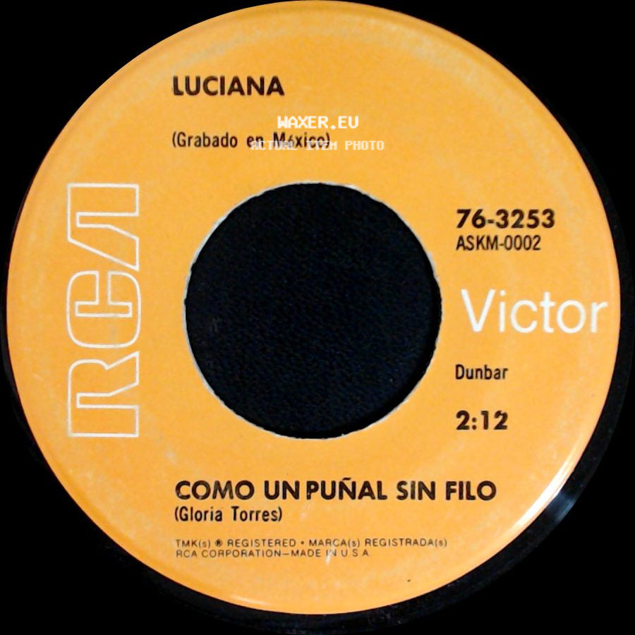 Luciana - Como Un Puñal Sin Filo / La Punzadita side A