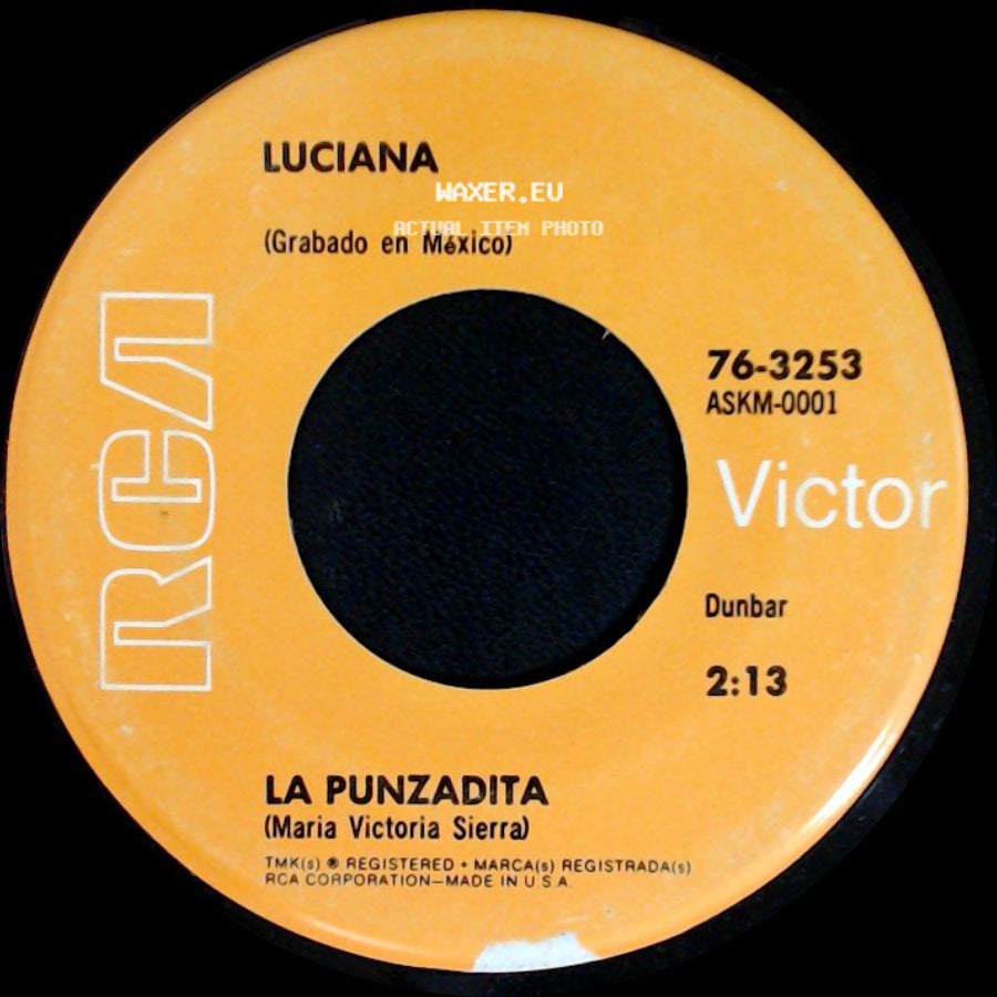 Luciana - Como Un Puñal Sin Filo / La Punzadita side B