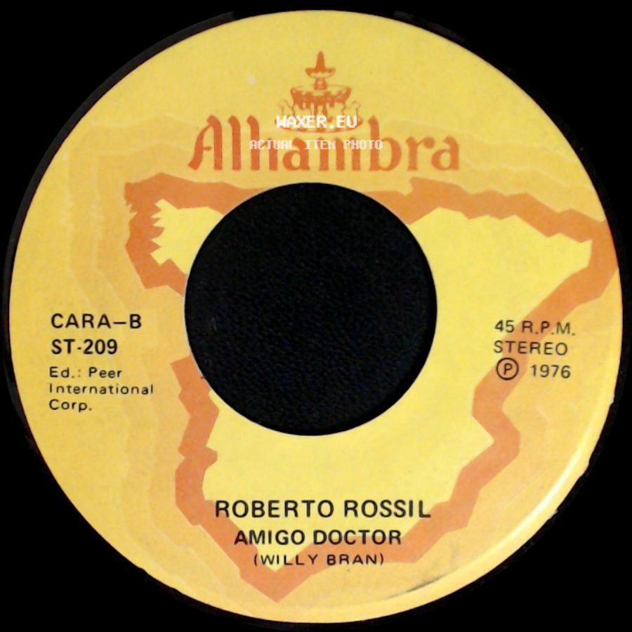 Roberto Rossil - La Barriga / Amigo Doctor side B