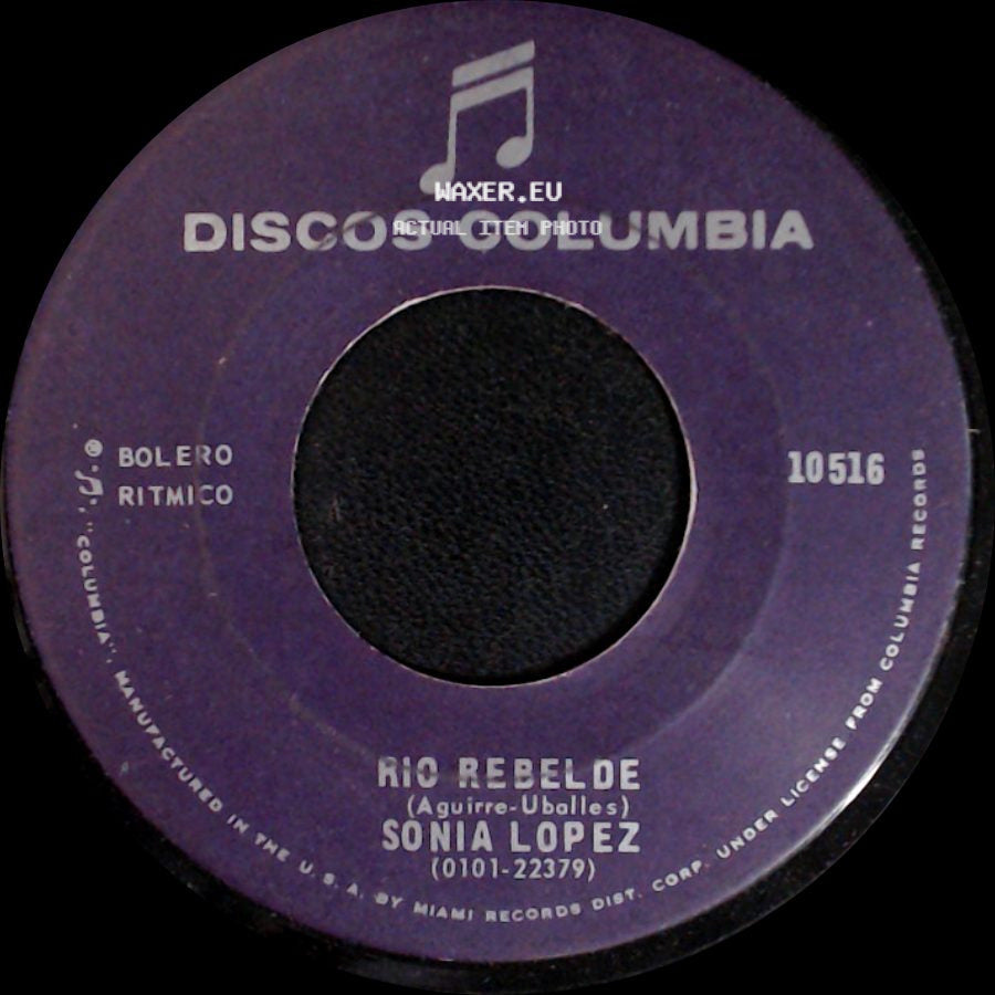 Sonia Lopez - Rio Rebelde / Por Que Negar? side A