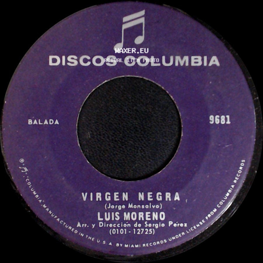 Luis Moreno - Virgen Negra / Iluminame Señor side A