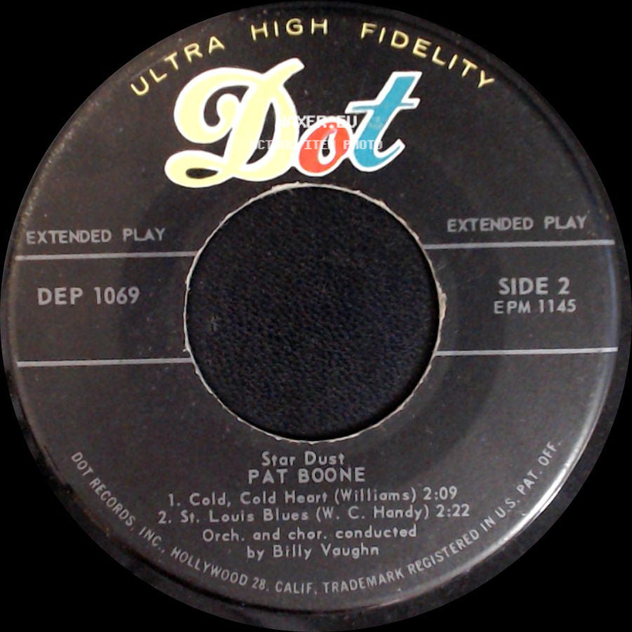 Pat Boone - Star Dust / Star Dust side B