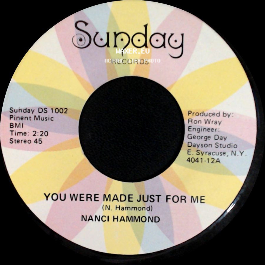 Nanci Hammond - Rain Is A Puddle Of Love / You Were Made Just For Me side B