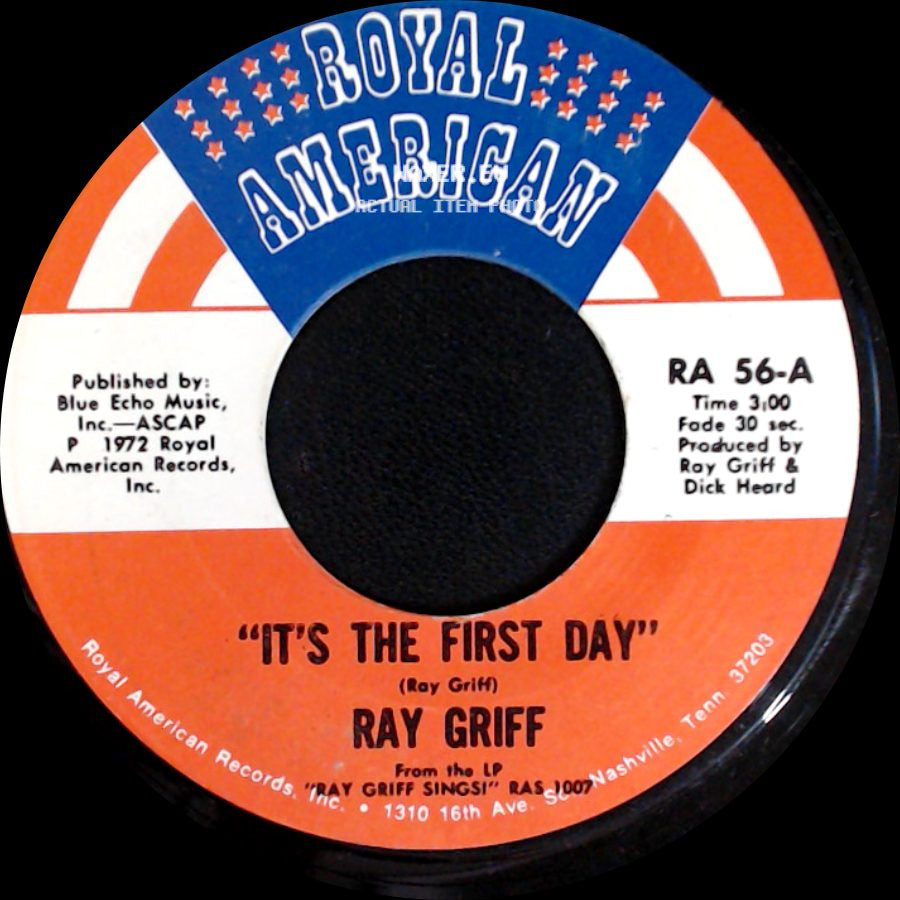 Ray Griff - It's The First Day / Waxahachie Woman side A
