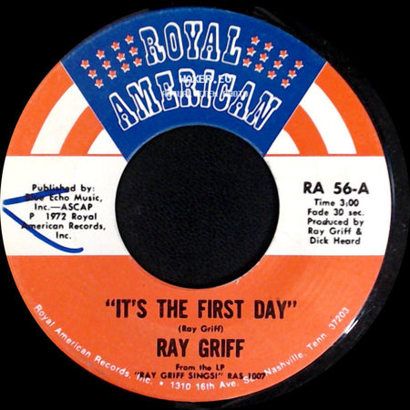 Ray Griff - It's The First Day / Waxahachie Woman side A