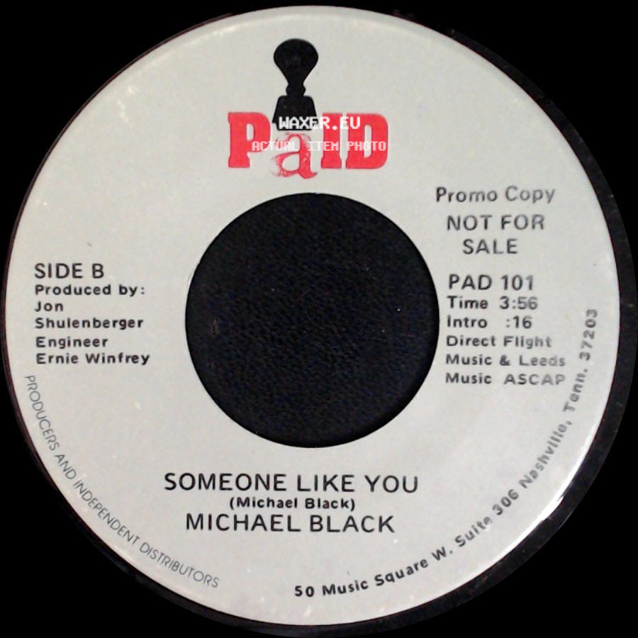 Michael Black - Girl You Don't Know Me / Someone Like You side B