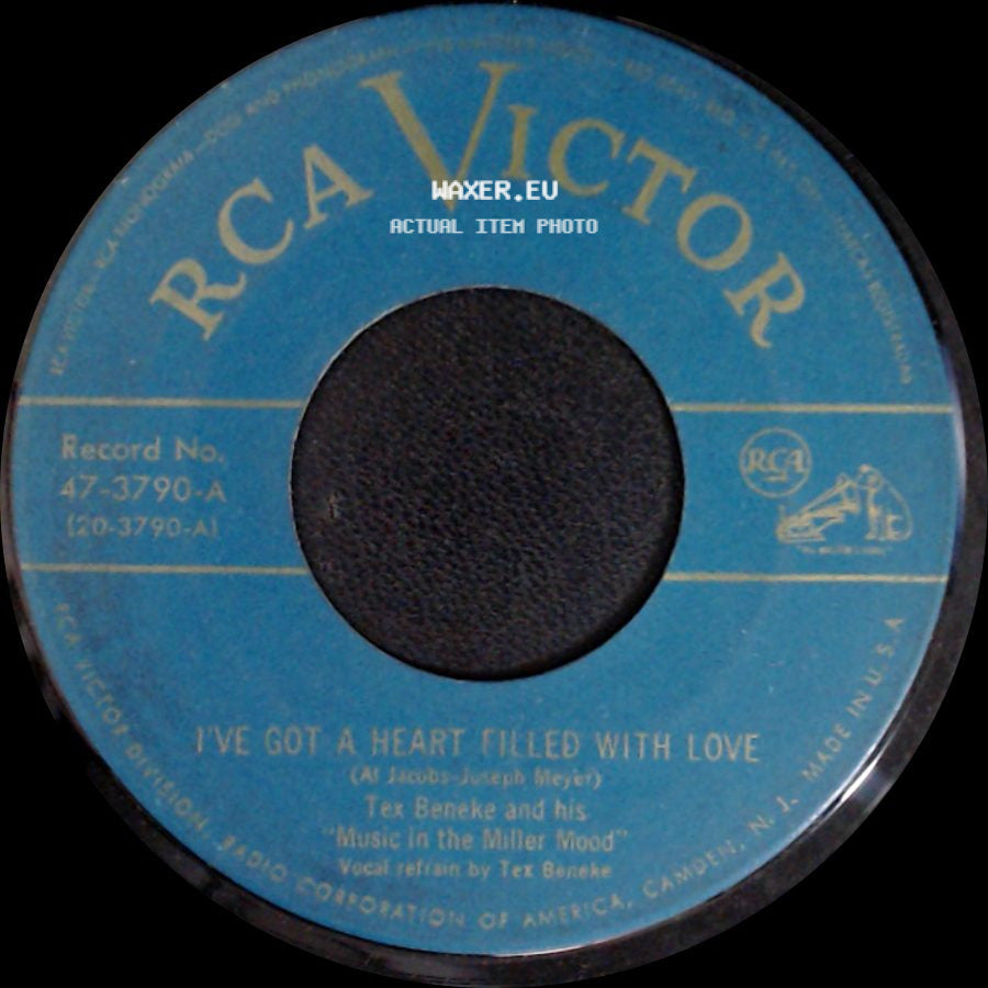 Tex Beneke And His "Music In The Miller Mood" - I've Got A Heart Filled With Love / Busy Signal side A