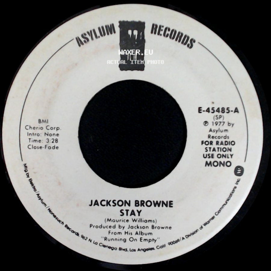 Jackson Browne - Stay / Stay side B