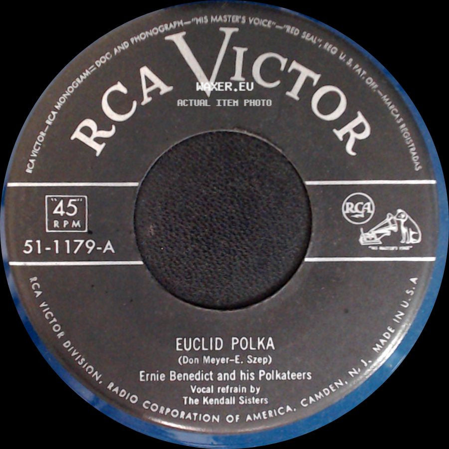 Ernie Benedict And His Orchestra / Ernie Benedict And His Polkateers - Midnight Waltz / Euclid Polka side B