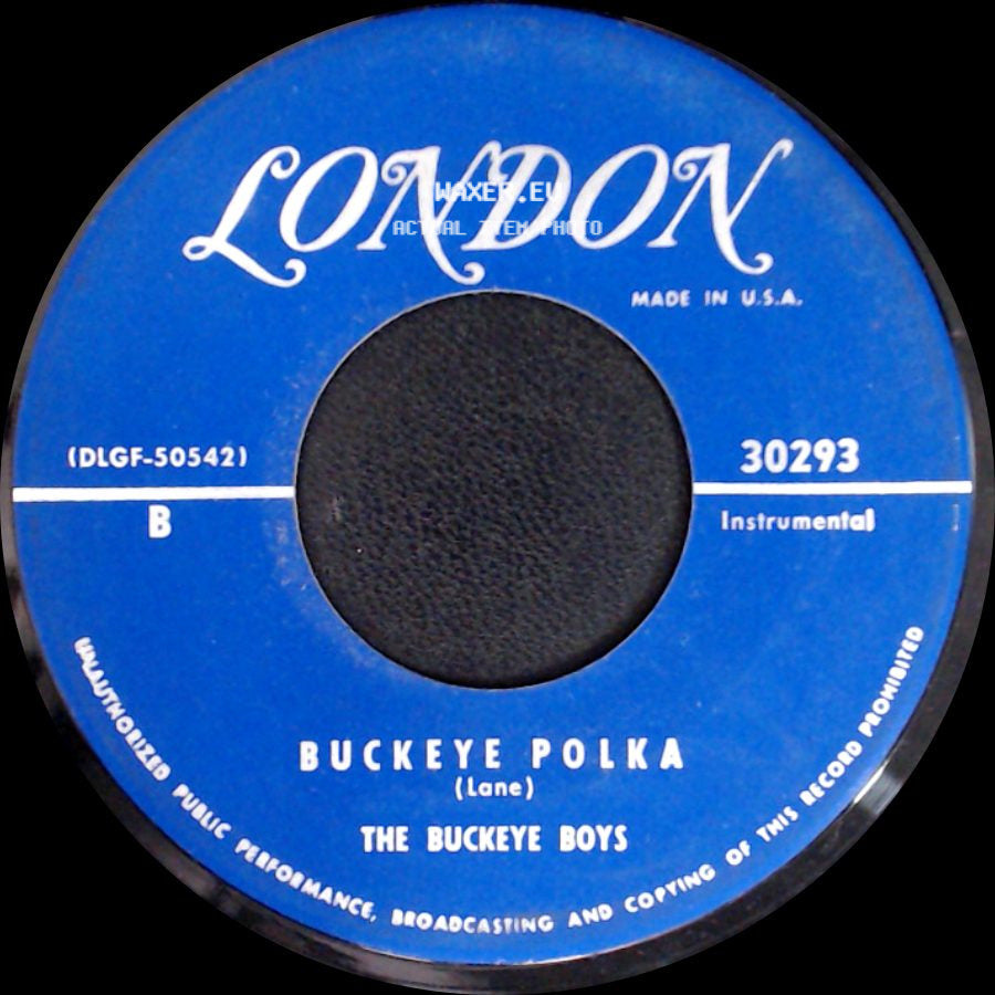 The Buckeye Boys - Washington And Lee Swing / Buckeye Polka side B