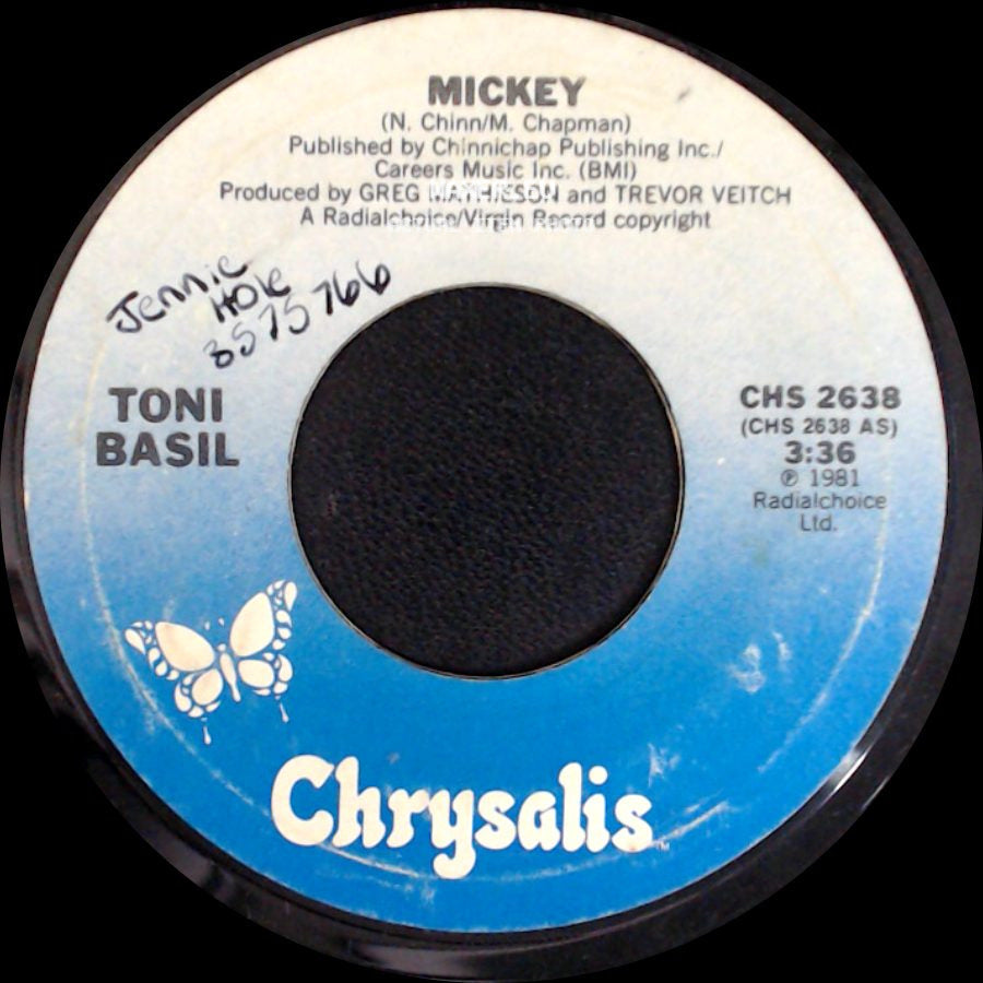 Toni Basil - Thief On The Loose / Mickey side B