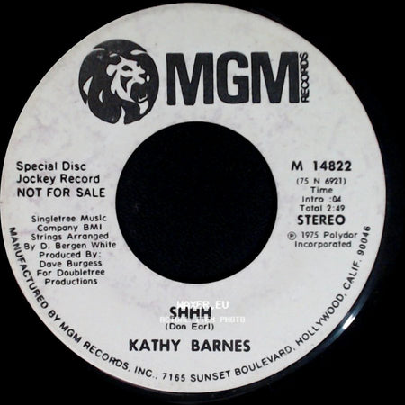 Kathy Barnes - Shhh / Shhh side B
