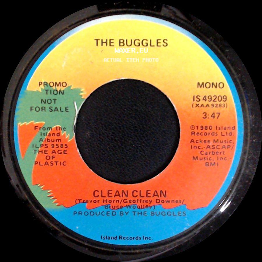 The Buggles - Clean Clean / Clean Clean side A