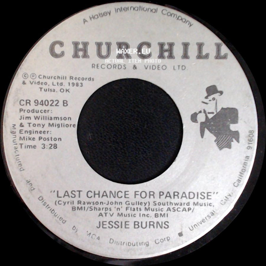 Jessie Burns - Last Chance For Paradise / One Less Lonely Night side A