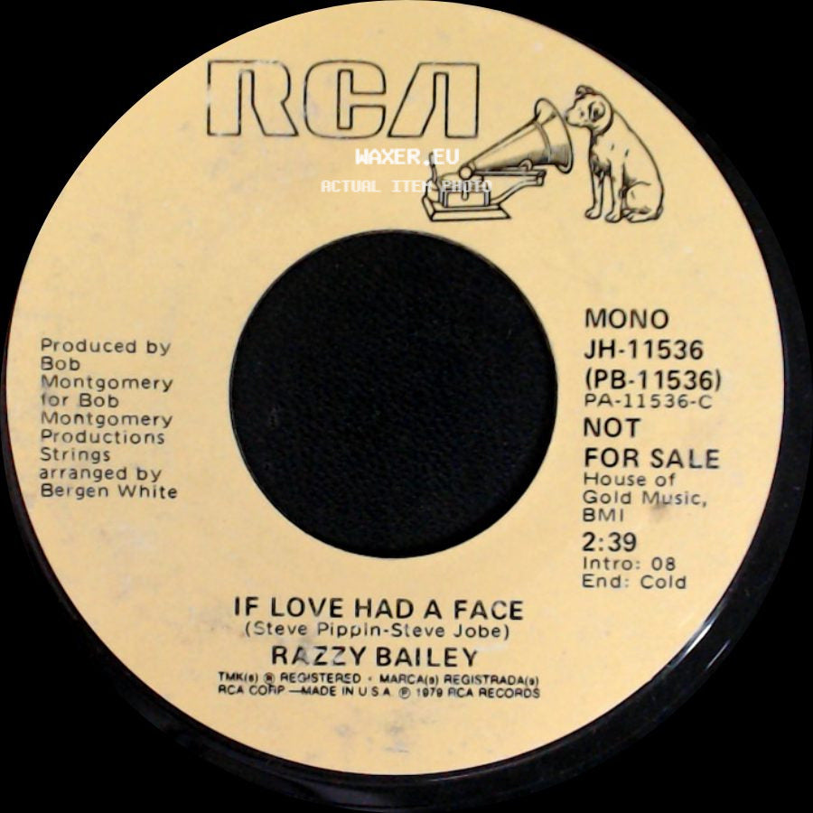 Razzy Bailey - If Love Had A Face / If Love Had A Face side A