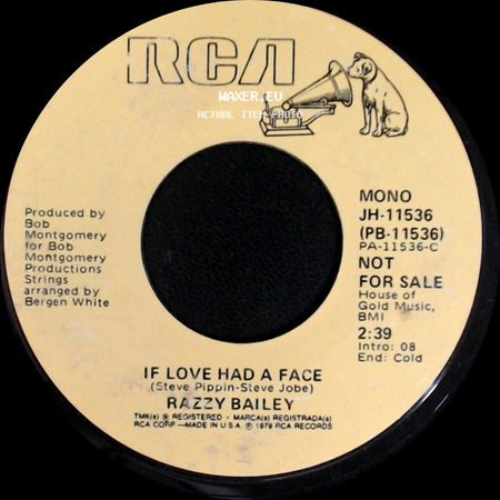 Razzy Bailey - If Love Had A Face / If Love Had A Face side A