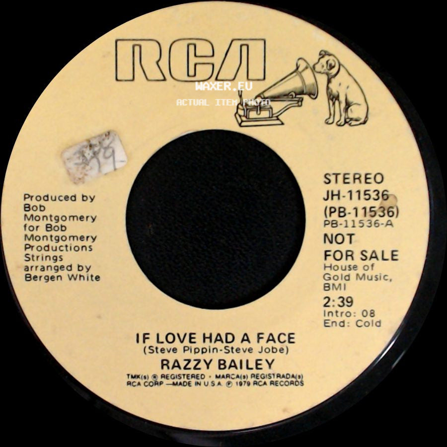 Razzy Bailey - If Love Had A Face / If Love Had A Face side B