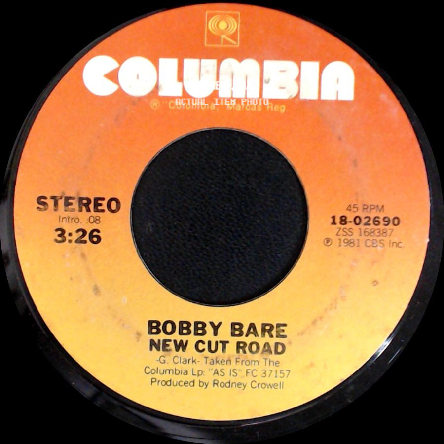 Bobby Bare - New Cut Road / Let Him Roll side A
