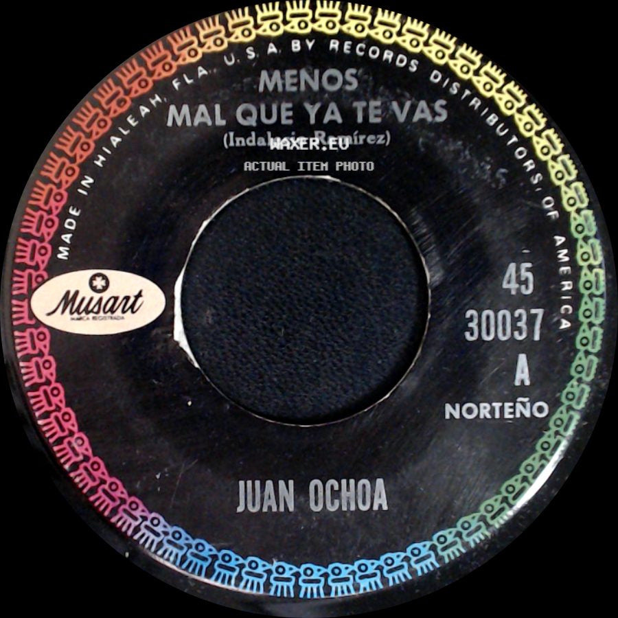 Juan Ochoa - Corazones Errantes / Menos Mal Que Ya Te Vas side B