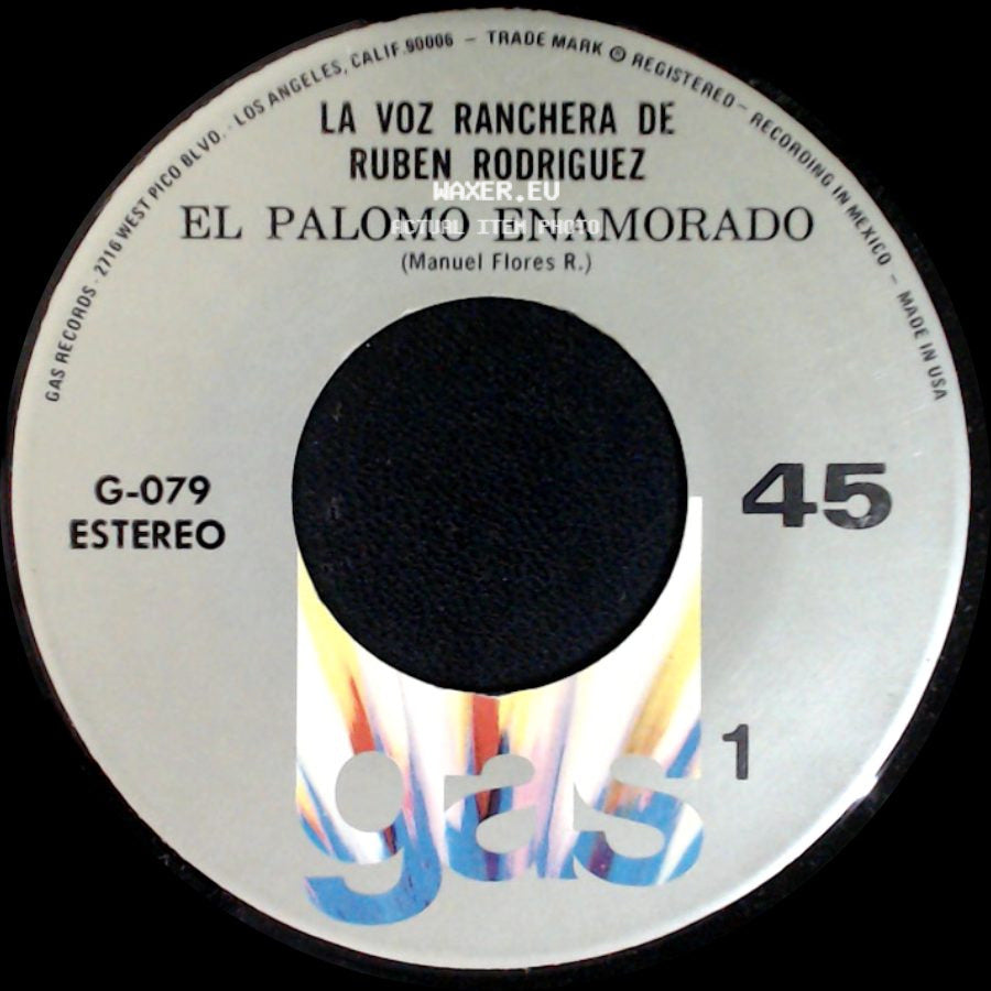 Ruben Rodriguez / La Voz Ranchera De Ruben Rodriguez - El Palomo Enamorado / Apaga El Radio side A