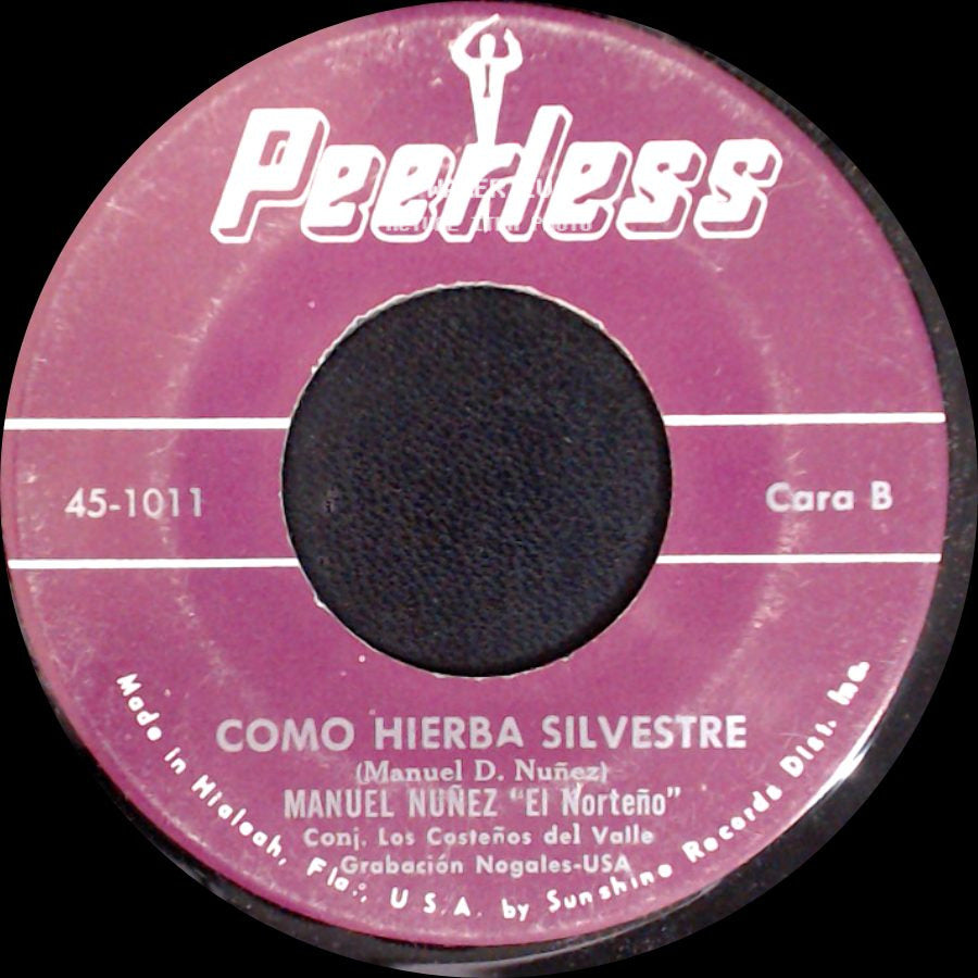 Manuel Nuñez "El Norteño" - Mis Añoranzas / Como Hierba Silvestre side B