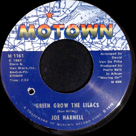Joe Harnell - My Cherie Amour / Green Grow The Lilacs side B