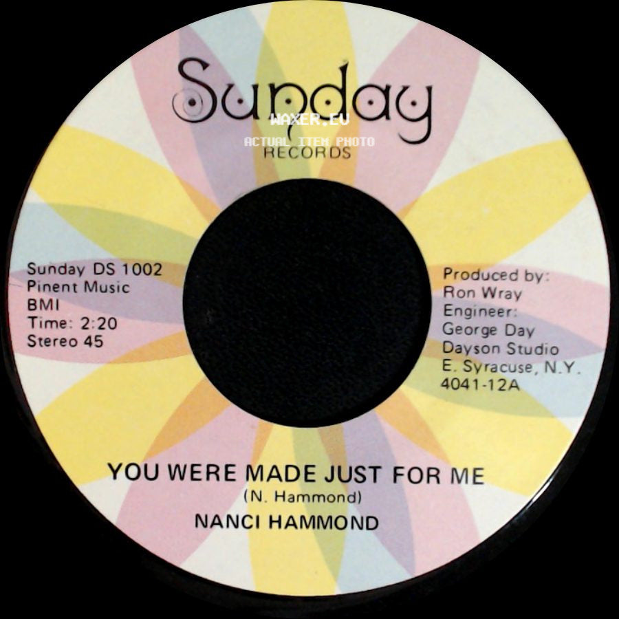 Nanci Hammond - Rain Is A Puddle Of Love / You Were Made Just For Me side B