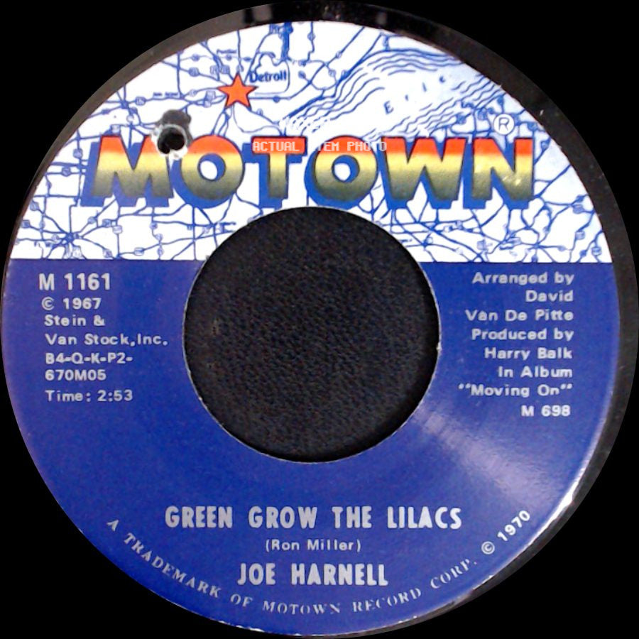 Joe Harnell - My Cherie Amour / Green Grow The Lilacs side B